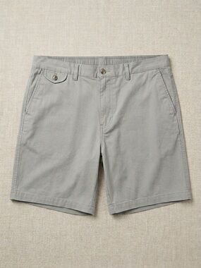 Towncraft Light Gray Men's Flat Front Shorts